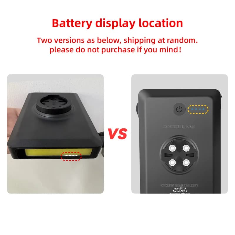 5000mAh USB-laetav jalgratta esituli